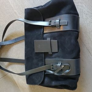 Gucci suede handbag
